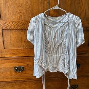 Max Studio tied blouse